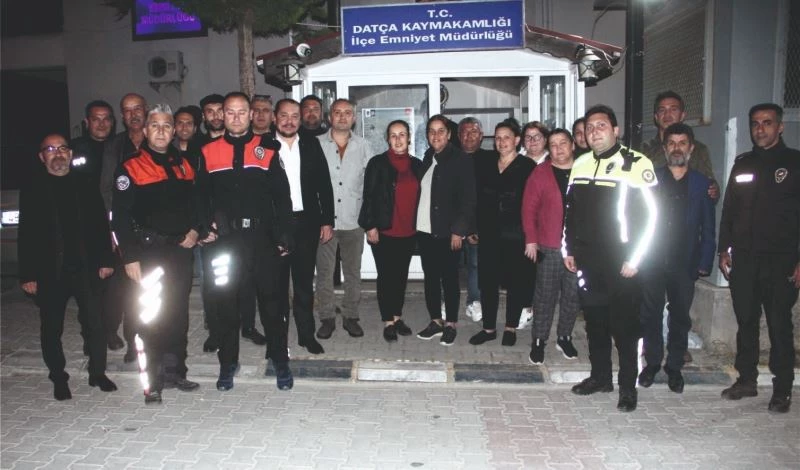MHP Datça, polislerle birlikte iftar yaptı
