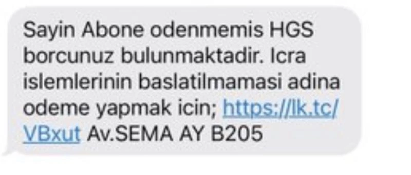 Dolandırıcıların ‘HGS’ tuzağı
