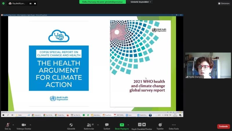 “İklim değişikliğinin insan sağlığı üzerindeki olumsuz etkileri artıyor”
