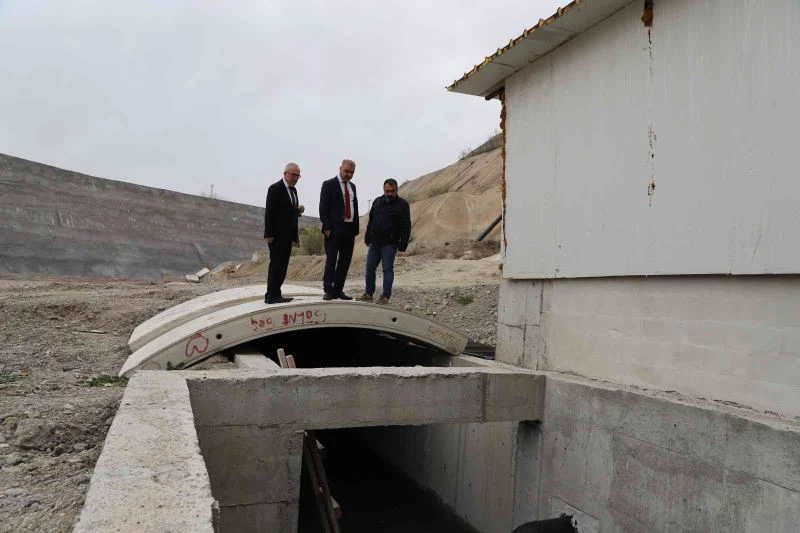 Tutşi Silvan içme Suyu Tünel Terfi İstasyonu’nu denetledi
