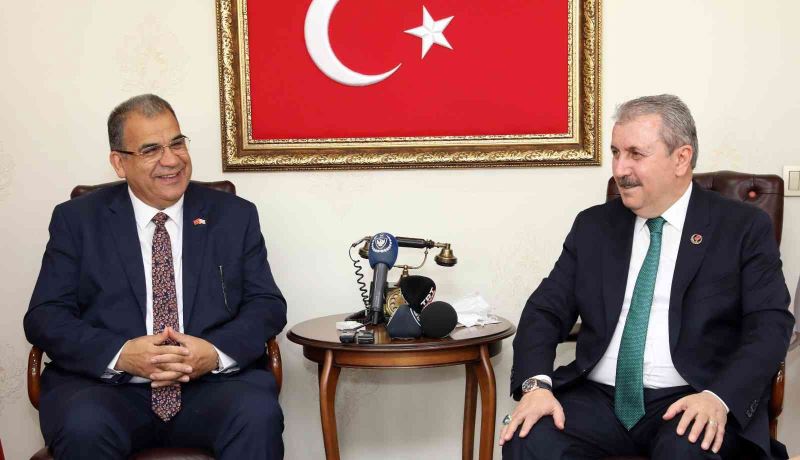 KKTC Başbakanı Sucuoğlu’ndan, BBP Lideri Destici’ye ziyaret
