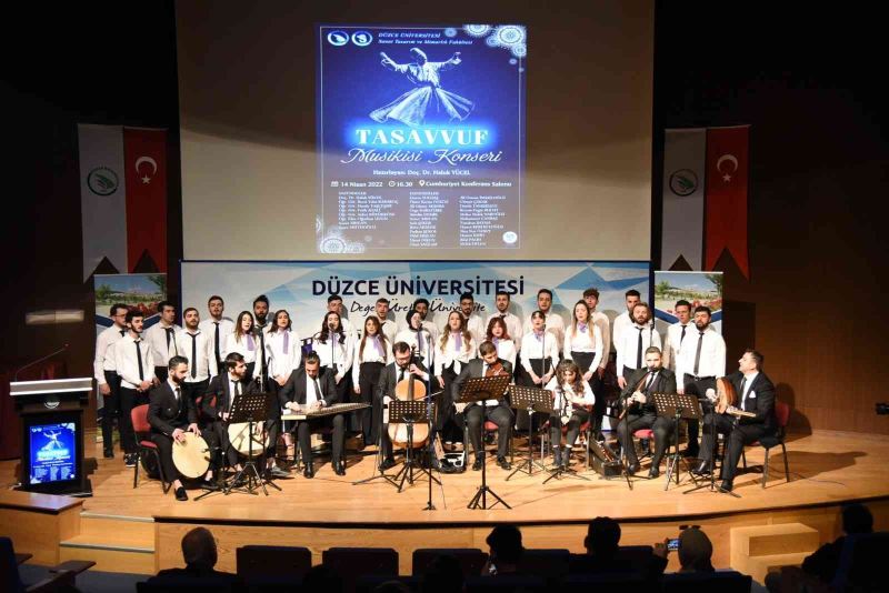 Düzce Üniversitesi’nde tasavvuf musikisi konseri düzenlendi
