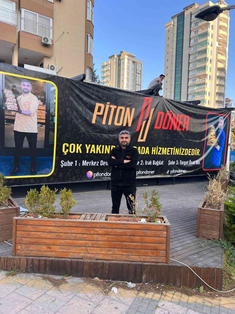 Piton döner, Bağdat ve Adana’ya şube açıyor
