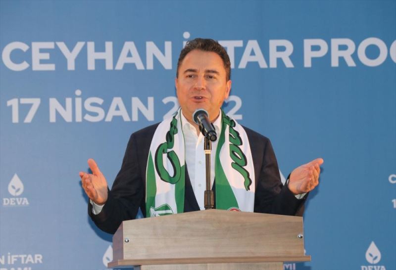 DEVA Partisi Genel Başkanı Babacan Adana’da iftar programında konuştu: