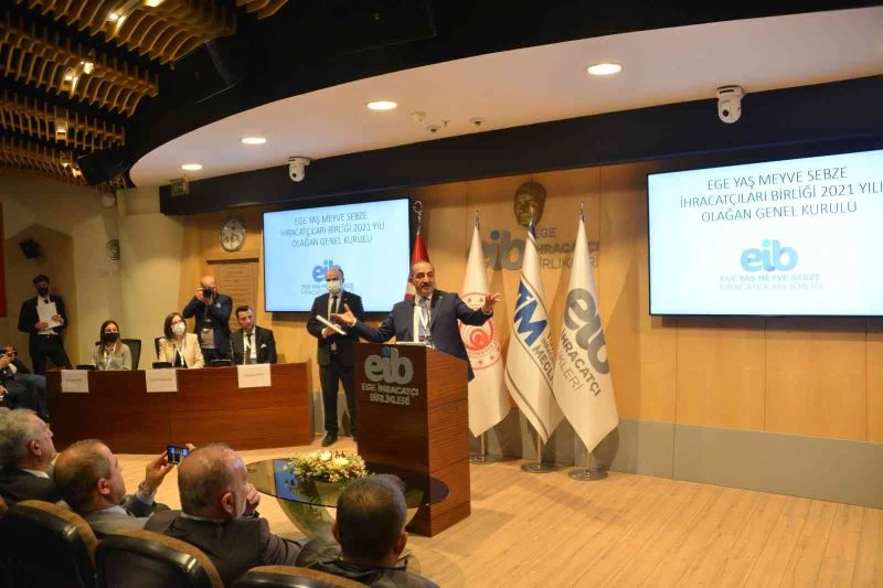 Ege Yaş Meyve Sebze İhracatçıları Birliğinde Uçak güven tazeledi
