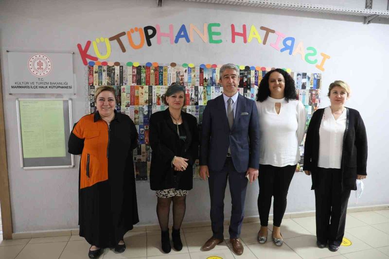 Marmaris Belediyesi Ahu Hetman Okulu’na kütüphane kazandırdı
