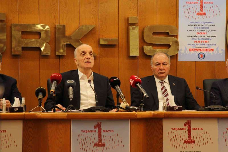 TÜRK-İŞ Genel Başkanı Ergün Atalay: “1 Mayıs günü Taksim anıtına çelenk koyacağız“

