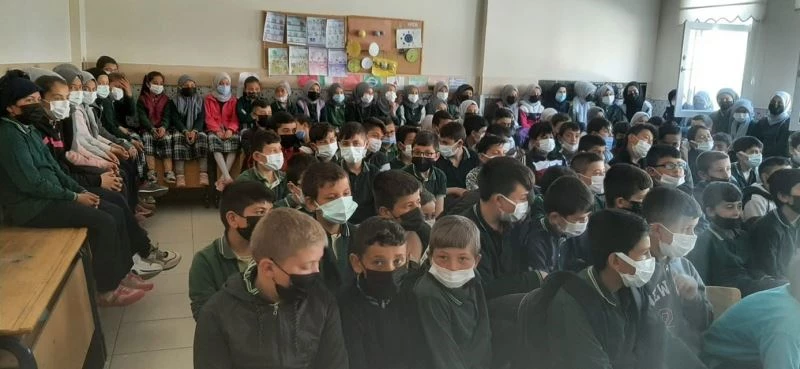 DKMP ekipleri öğrencilere eğitim verdi
