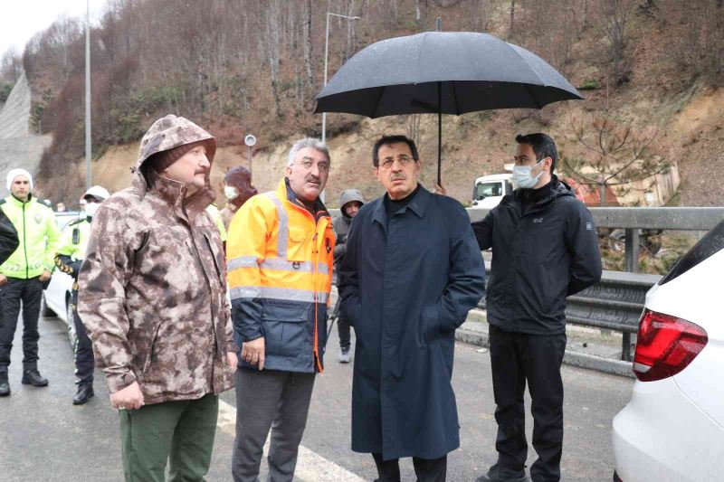 Heyelan sebebiyle kapanan Bolu Dağı Tüneli’nin yarın açılması planlanıyor
