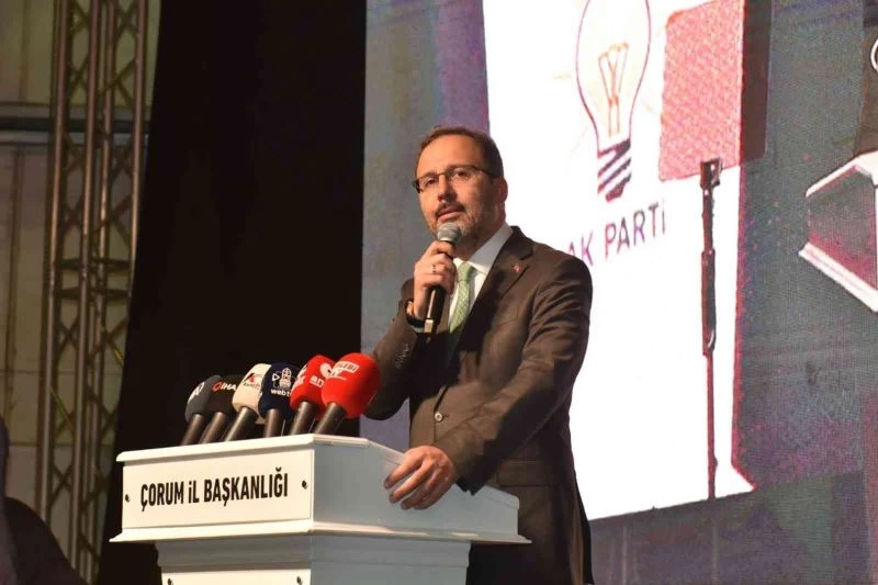 Bakan Kasapoğlu: “Hep birlikte çalışarak, durmadan, yorulmadan, hiçbir nifakı aramıza sokmadan hedeflerimizi birer birer gerçekleştireceğiz”
