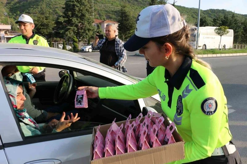 Tokat’ta ’bayramınız kemerli olsun’ denetimi
