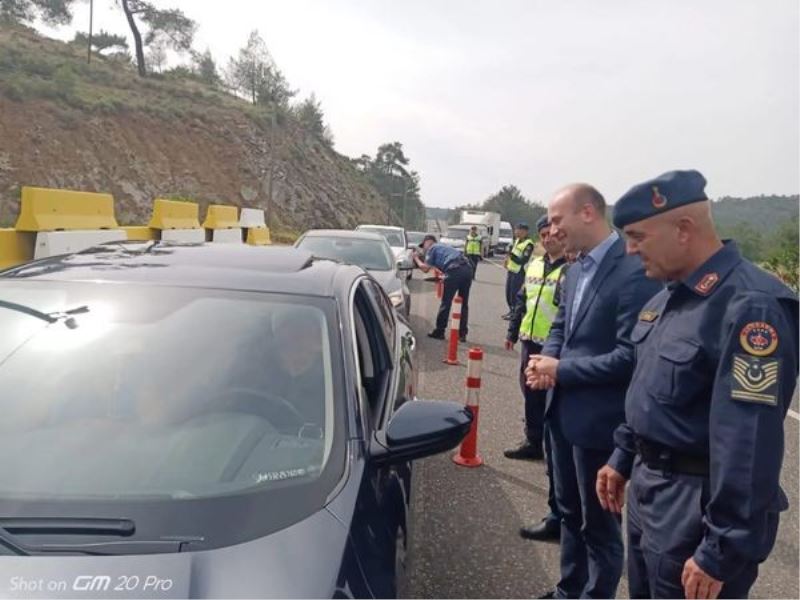 Köyceğiz Kaymakamı Maslak ’Bayramınız Kemerli Olsun’ uygulamasına katıldı
