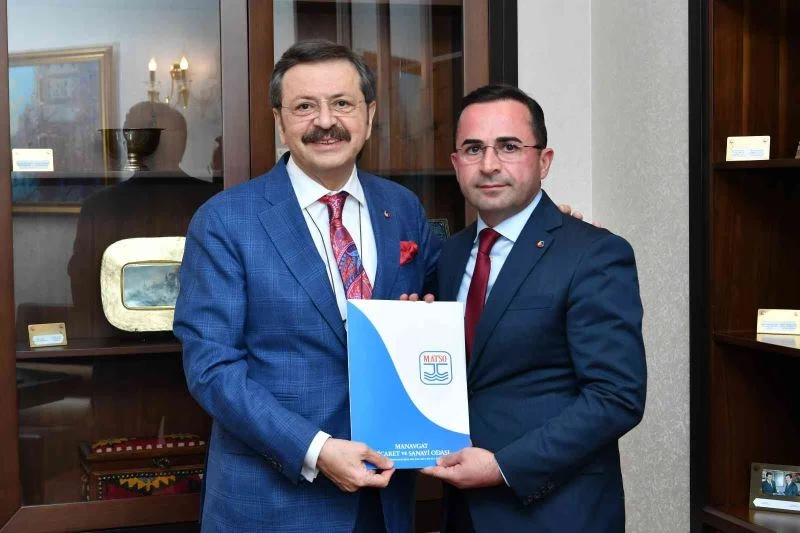 MATSO Başkanı Güngör, TOBB Başkanına hazırladığı talep listesini sundu
