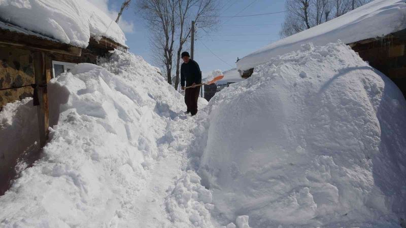 Muş’ta dağ köylerinin kar çilesi bitmek bilmiyor
