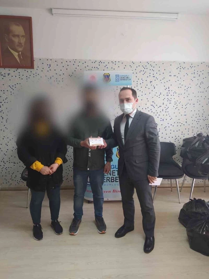 Koruma kurulu’ndan yükümlülere gıda yardımı
