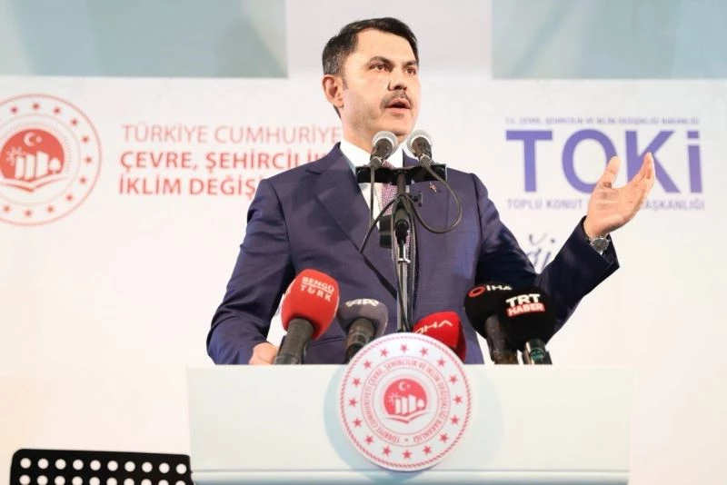 Bakan Kurum: “20 yıl içerisinde 5 milyon vatandaşımızı ev sahibi yaptık”
