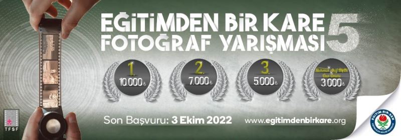 5. Eğitimden Bir Kare Fotoğraf Yarışması başladı
