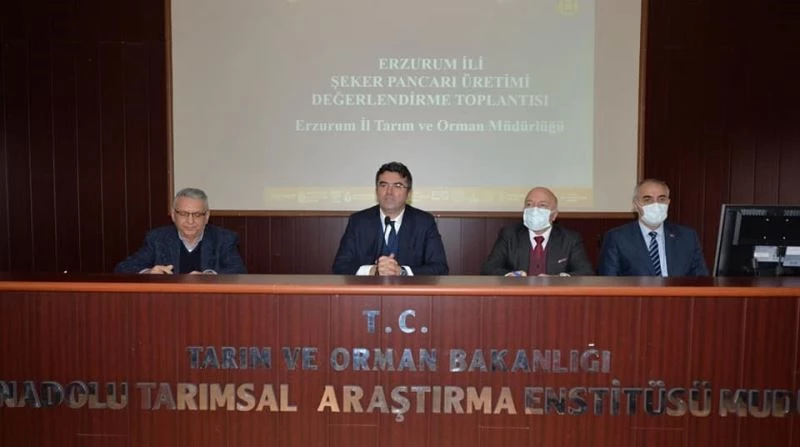 Erzurum’da şeker pancarı üretimi değerlendirme toplantısı
