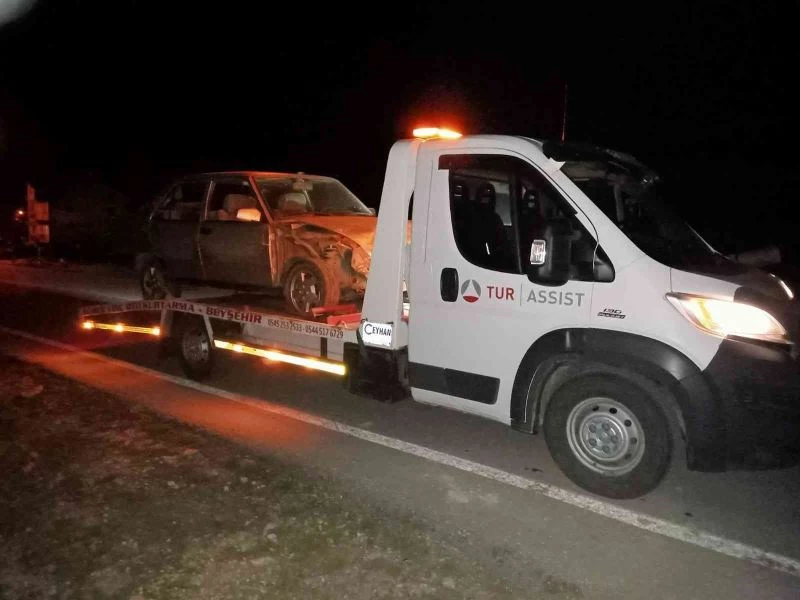 Karayoluna çıkan yaban domuzları kazalara davetiye çıkardı
