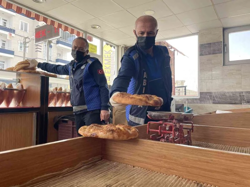 Zabıtadan pide ve gramaj denetimi
