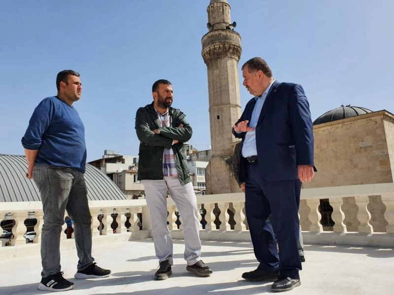 Başkan Ramazan, Sabah Pazarı Hanı Projesini inceledi
