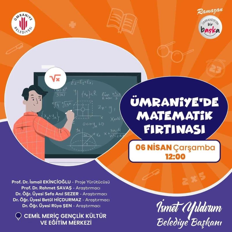 Ümraniye’de matematiği sevdirecek proje
