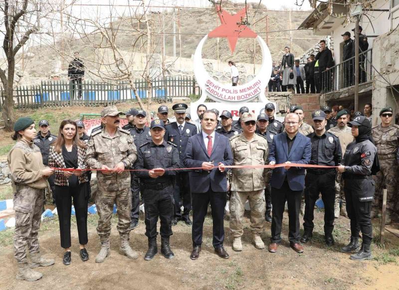 Vali Akbıyık, şehitlerin adı verilen park ve çeşmesini hizmete açtı
