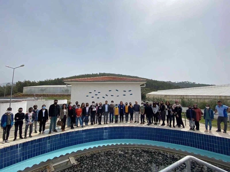 Öğrenciler Bozyazı atıksu tesisini gezdi
