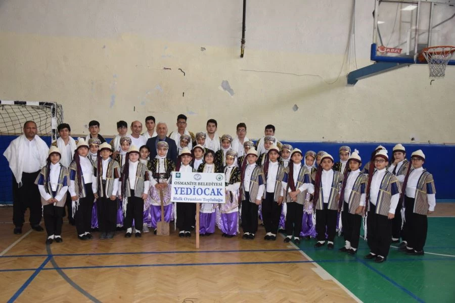 Kulüpler Arası Halk Oyunları Osmaniye İl Yarışmaları Yapıldı
