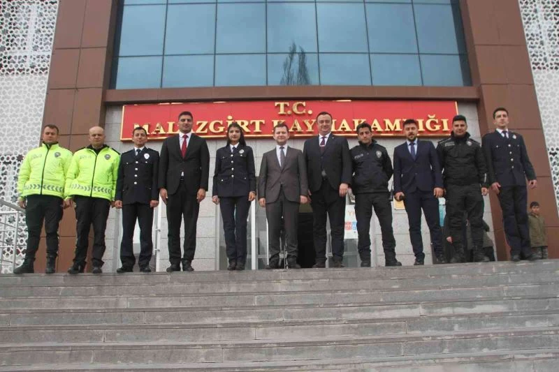 Emniyet Müdürü Türk’ten Kaymakam Demirer’e ziyaret
