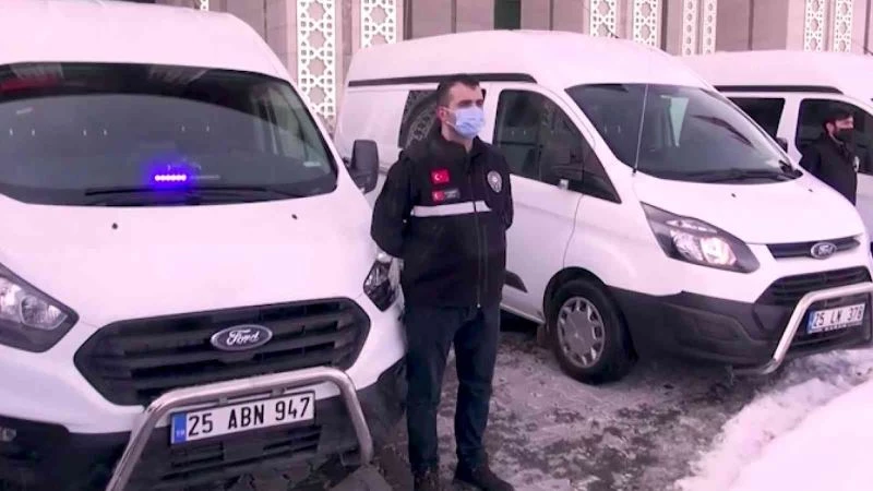 Erzurum Emniyet Müdürlüğü araç filosunu güçlendirdi
