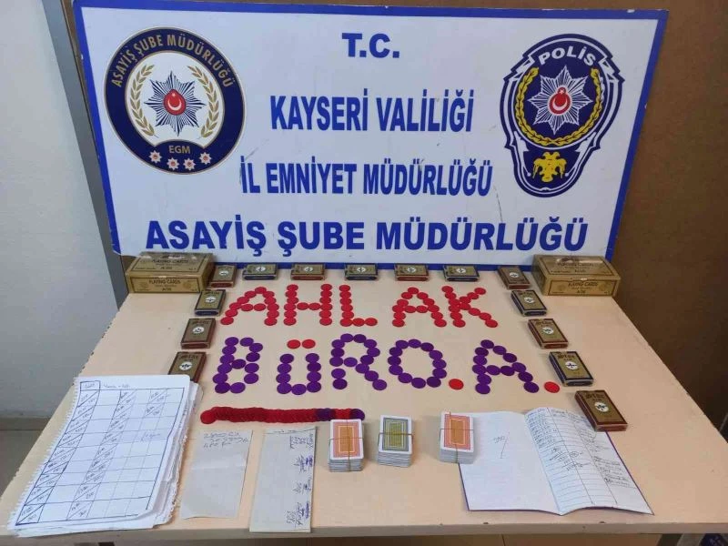 Ahlak Büro Amirliği kumarcılara göz açtırmıyor
