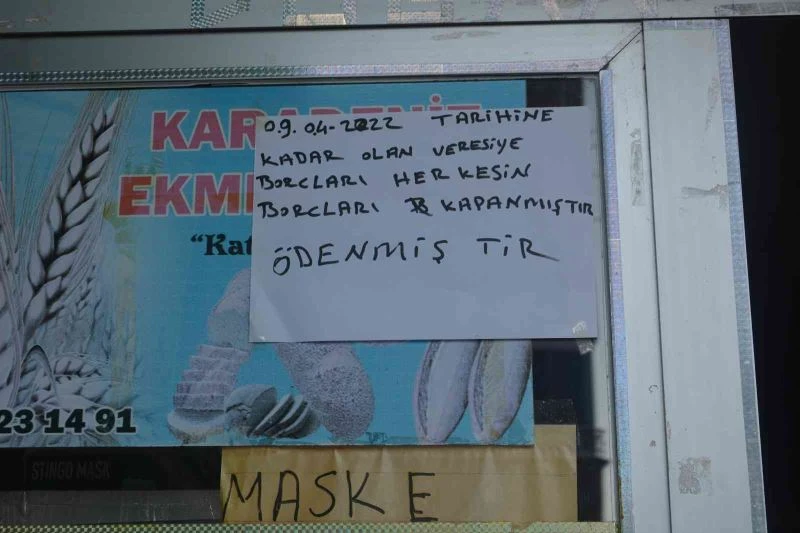 Gizemli hayırsever 7 bakkalda 200 bin liralık veresiye borcu ödedi
