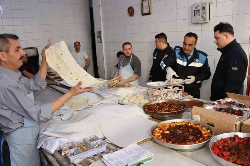 Şanlıurfa’da ekmek fırınlarına zabıta denetimi
