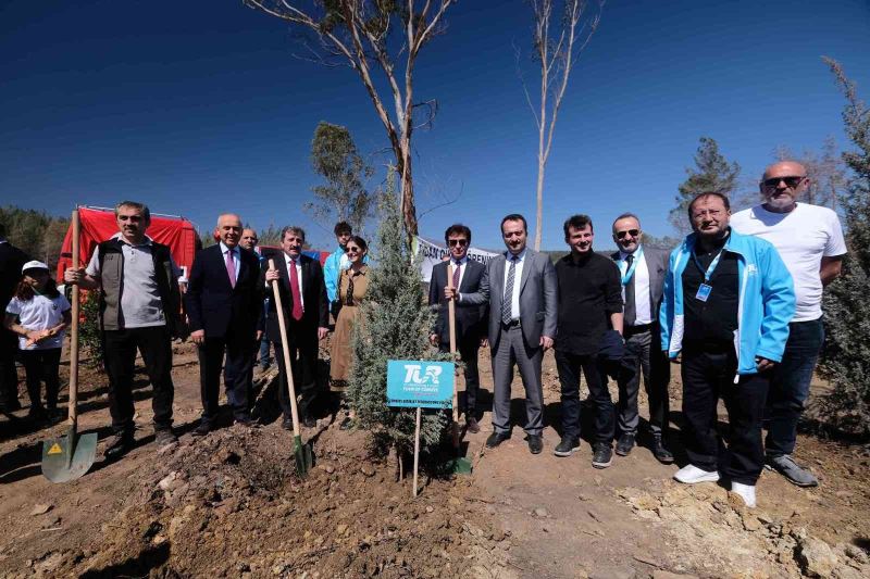 57. Cumhurbaşkanlığı Türkiye Bisiklet Turu öncesi ağaç dikimi gerçekleşti
