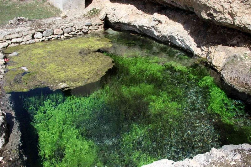 Bu köyün her yanından su fışkırıyor
