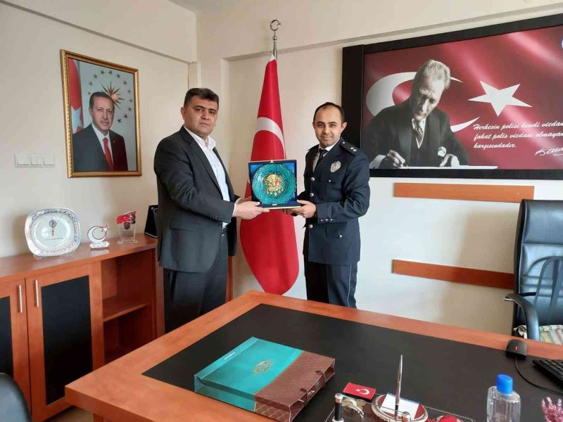 Belediye Başkanı Gürel’den İlçe Emniyet Amirliğine Polis Haftası ziyareti

