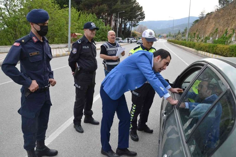Kargı’da ‘bayramınız kemerli olsun’ uygulaması
