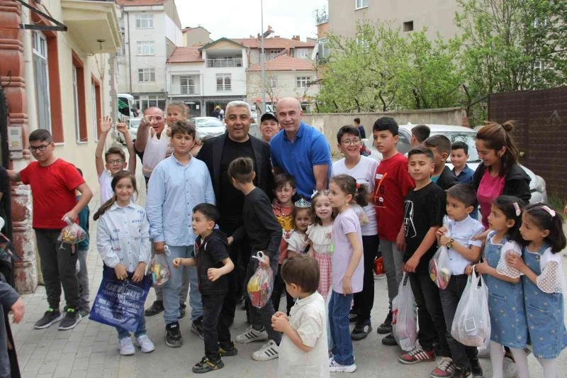 Hisarcık’ta bayram adağı dağıtma geleneği
