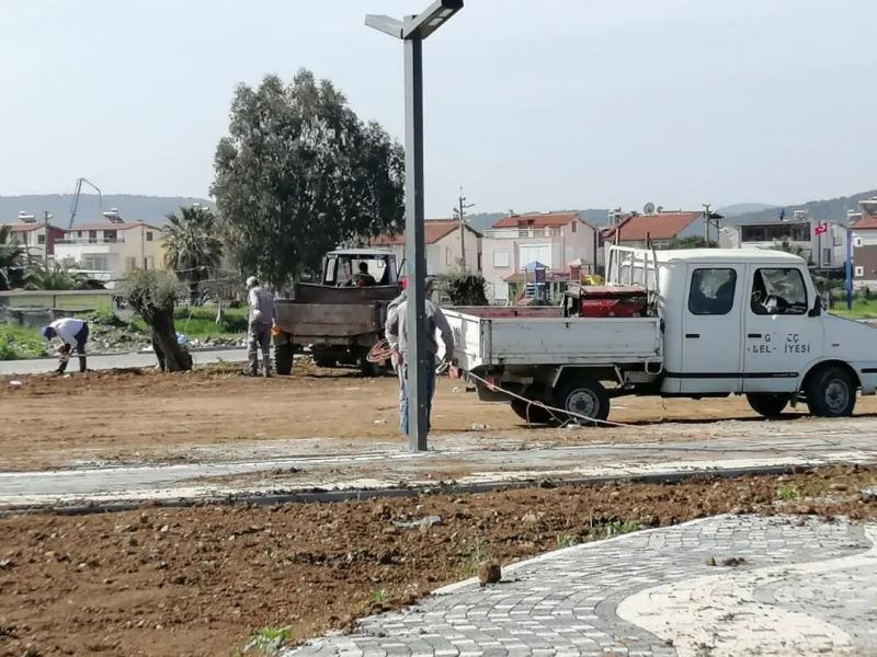 Gömeç’te yaz sezonuna hazırlık çalışmaları hızla devam ediyor
