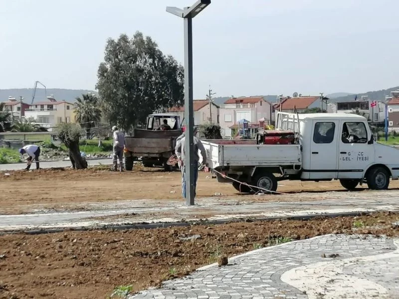 Gömeç’te yaz sezonuna hazırlık çalışmaları hızla devam ediyor
