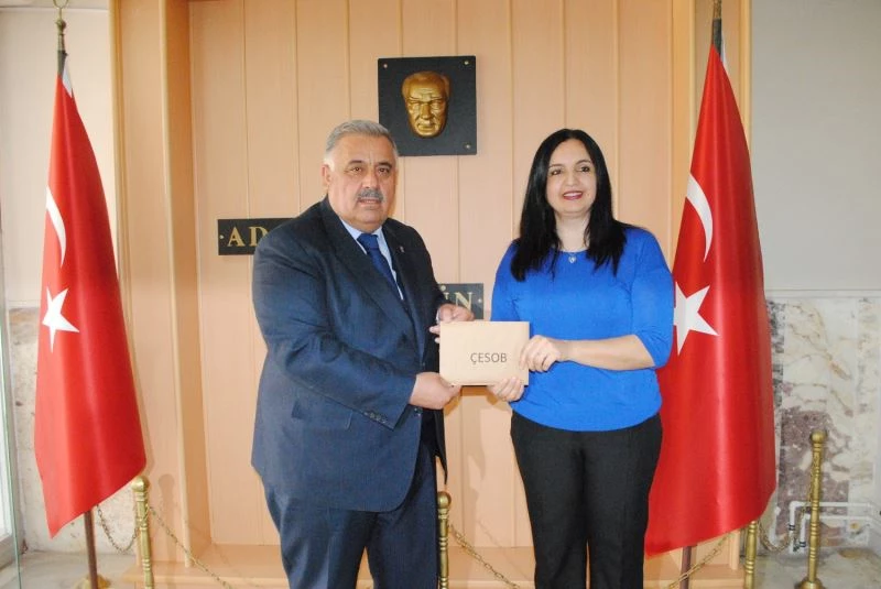 ÇESOB Başkanı Recep Gür mazbatasını aldı
