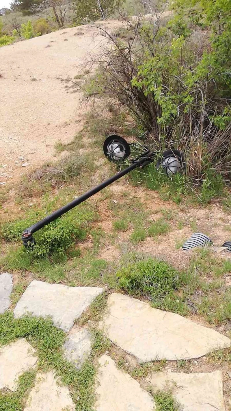 Kız arkadaşından ayrıldığını iddia eden şahıs Tabiat Parkına zarar verdi
