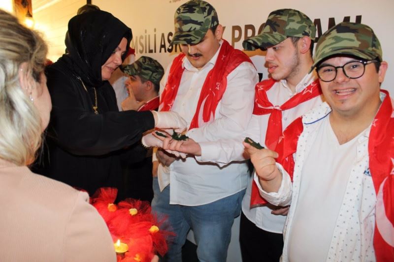 Zeytinburnu’nda engelli gençlere temsili askerlik töreni
