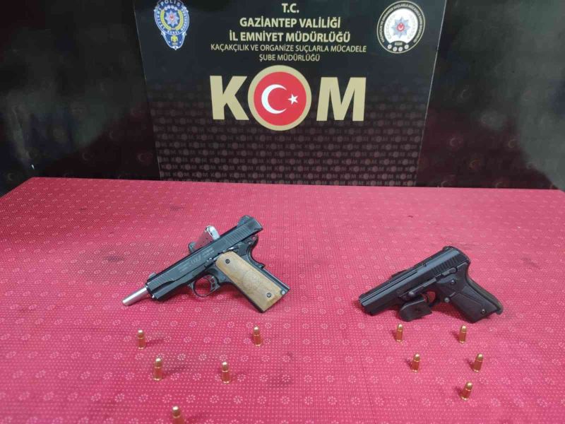 Gaziantep’te silah ticareti operasyonu: 3 gözaltı

