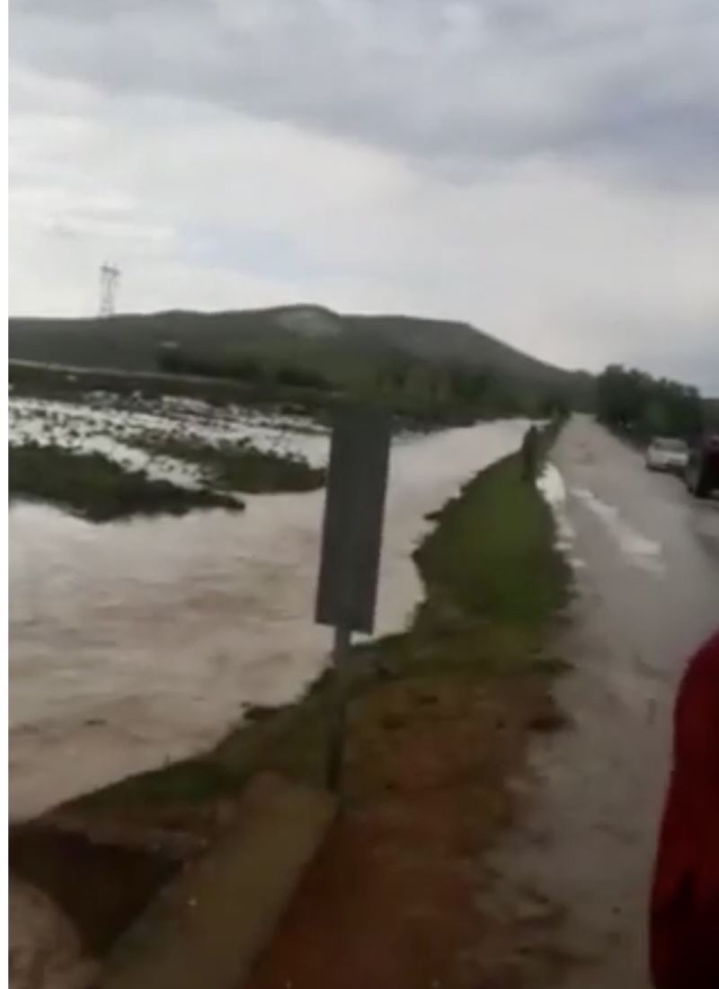 Eskişehir’in Günyüzü ilçesini sel vurdu
