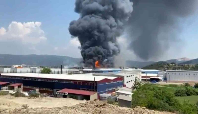 Bursa’da Barakfakih Organize Sanayi Bölgesindeki bir fabrikada yangın çıktı. Bölgeye çok sayıda itfaiye ekibi sevk edildi.
