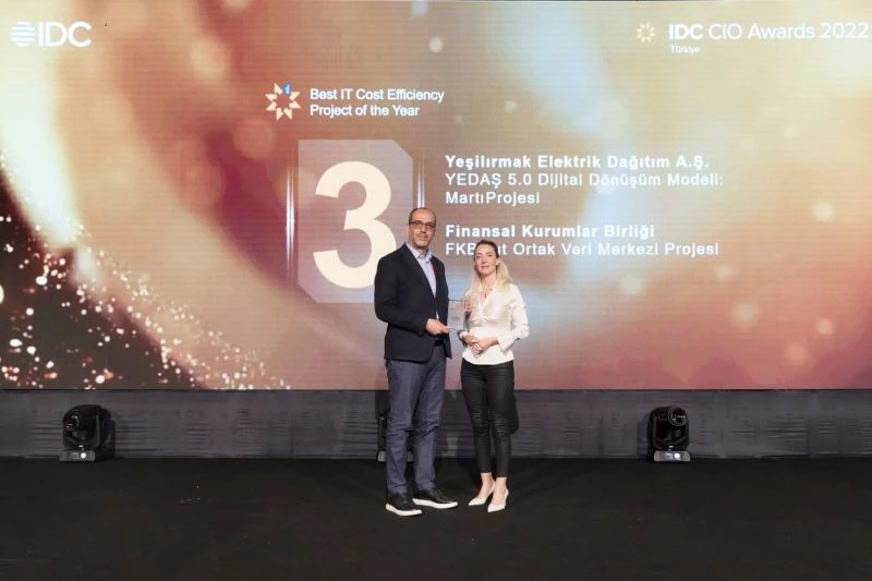 ‘YEDAŞ 5.0 Dijital Dönüşüm Modeli Projesi’ne ödül
