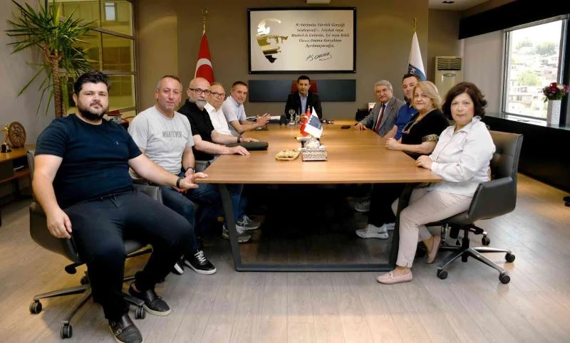 Deneyimli siyasetçi Fikri Sağlar, Başkan Günel’le görüştü
