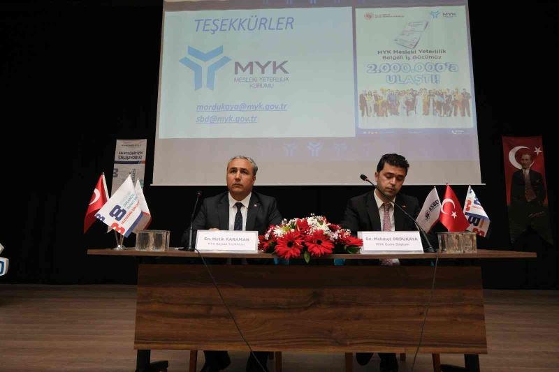 MYK ve ESBEM iş birliği ile sanayiciler nitelikli iş gücü konusunda bilgilendirildi
